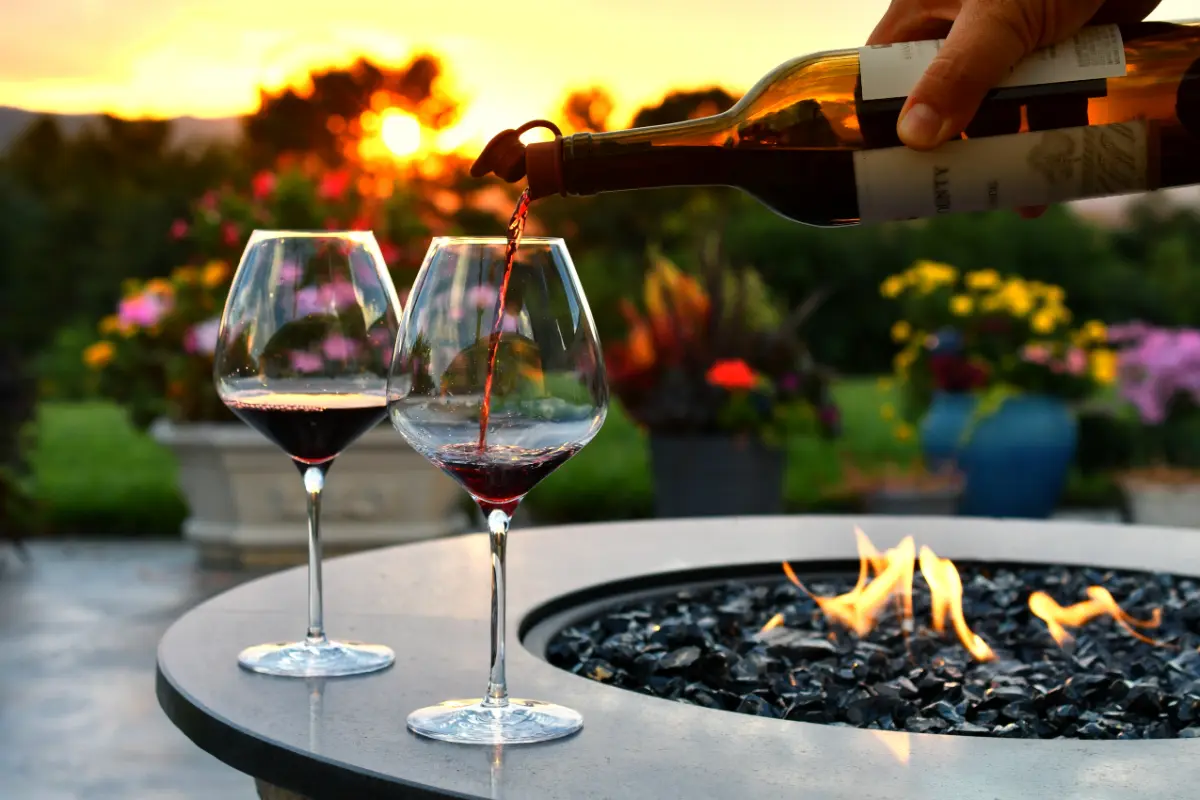 An evening in a well-made garden